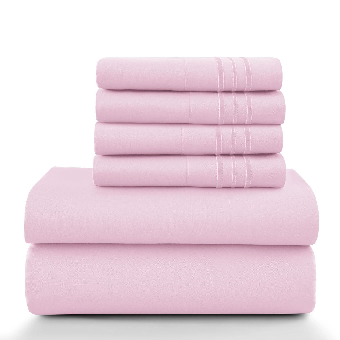 Solid Sheet Set – Brushed Microfiber with Deep Pockets