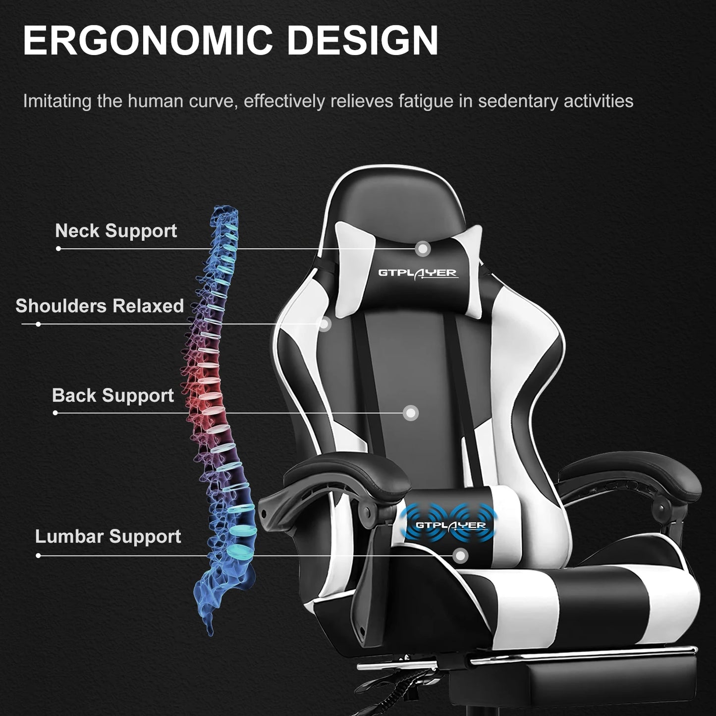 Lumbar Support with Footrest