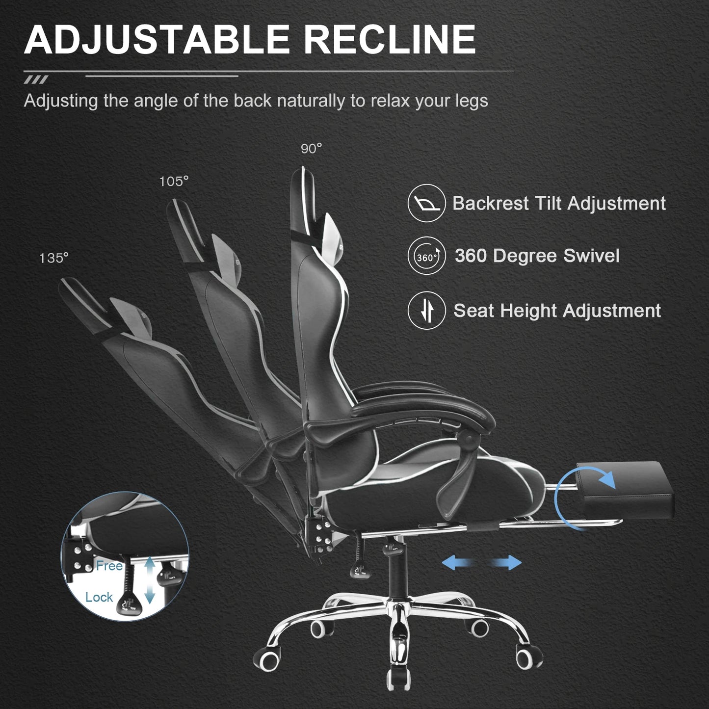 Lumbar Support with Footrest