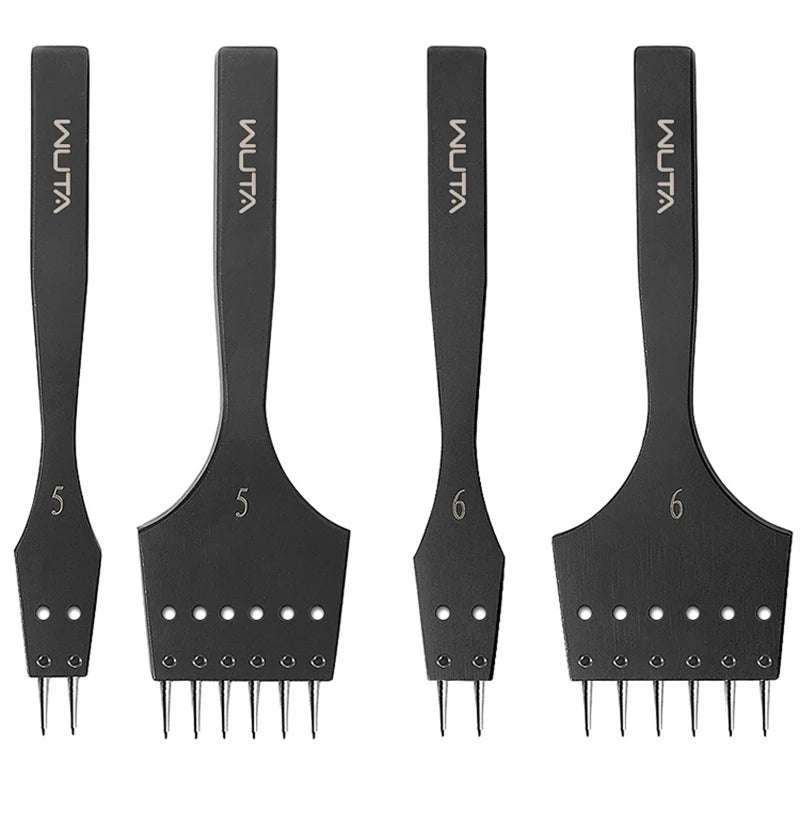 Iron Removable Round Hole Punch Leather Craft Chisel DIY Leather Tools