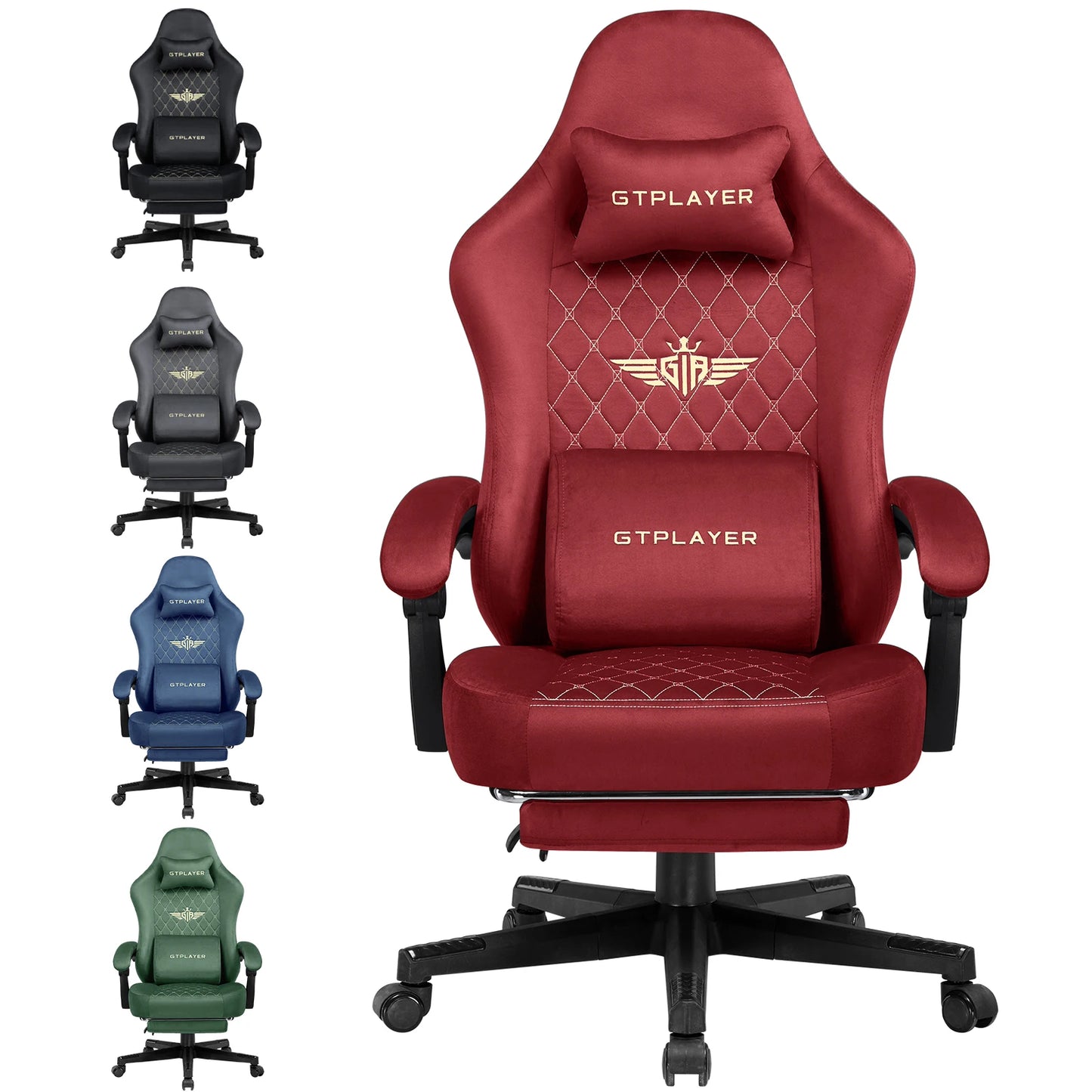 Game Chair with Footrest