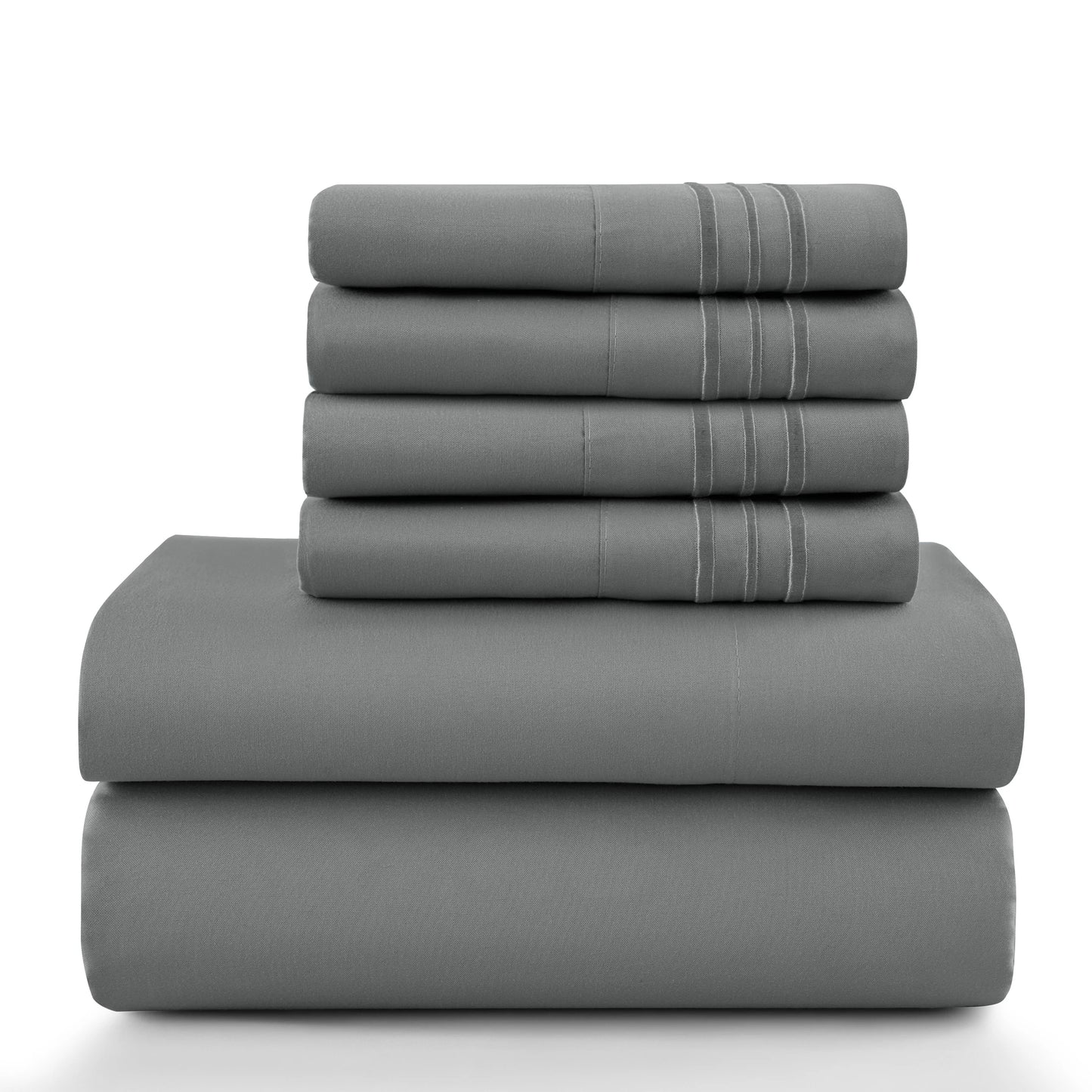 Solid Sheet Set – Brushed Microfiber with Deep Pockets