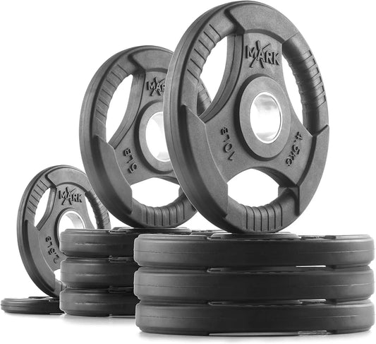 Rubber Coated Exercise Weights for Barbell