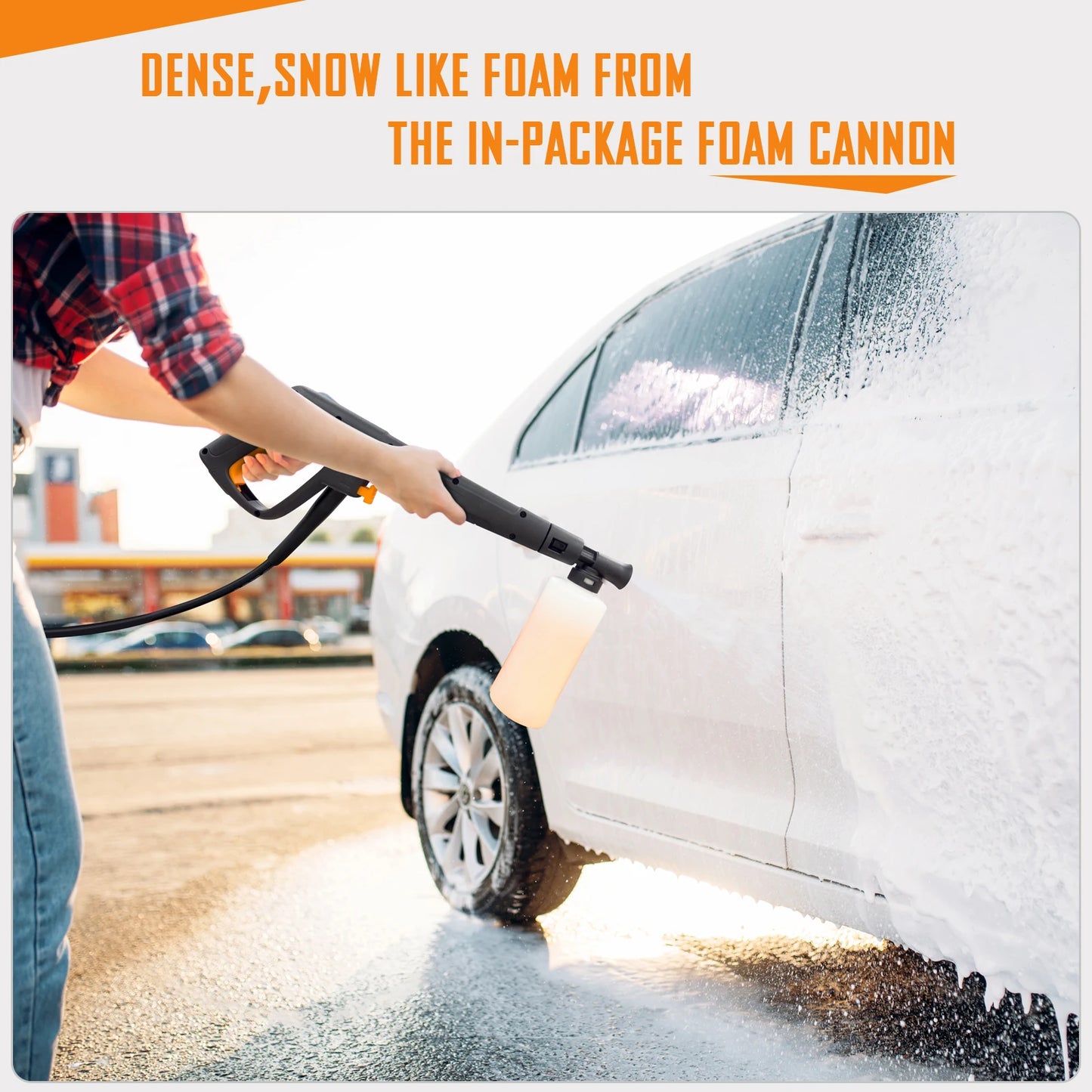 Electric Pressure Washer with Perfect Cleaning