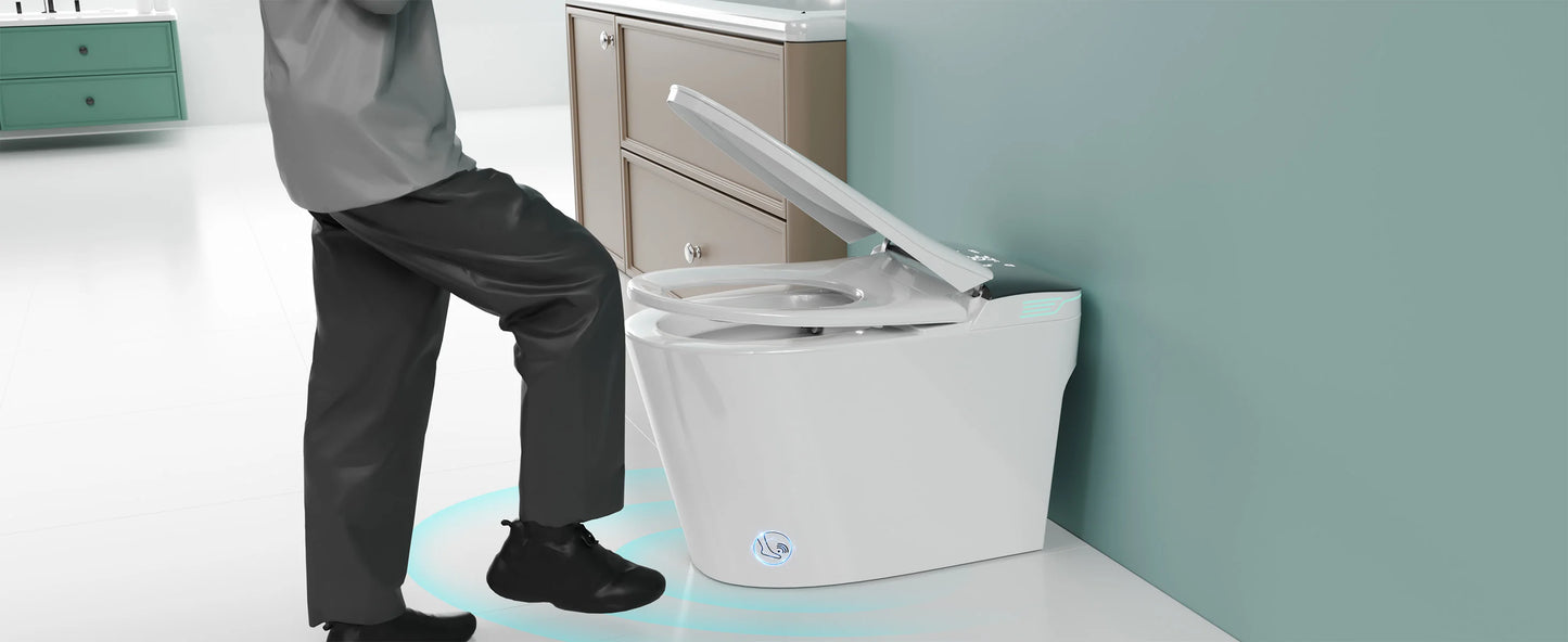 Smart Toilet with Bidet Built In with Voice Control