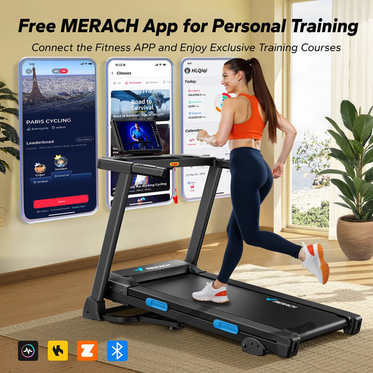 Foldable Treadmill Incline Quiet