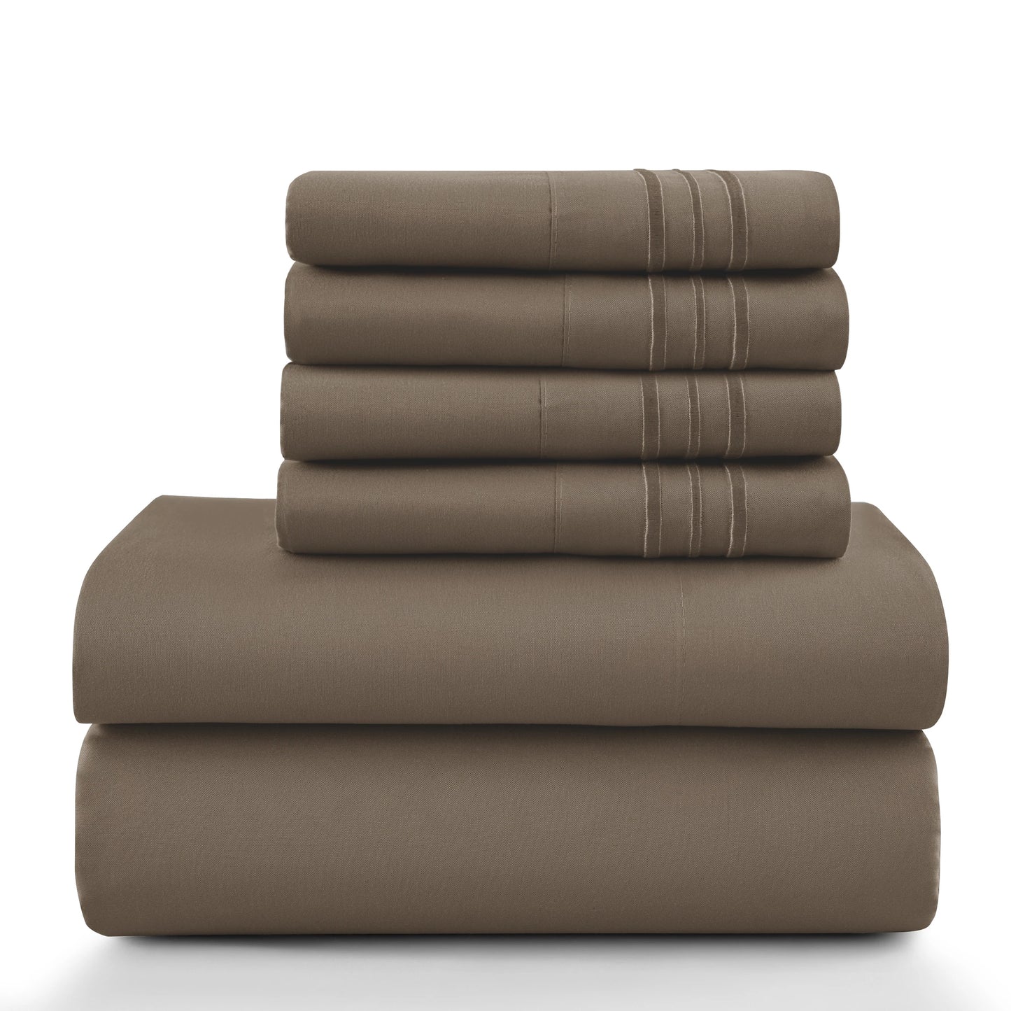 Solid Sheet Set – Brushed Microfiber with Deep Pockets
