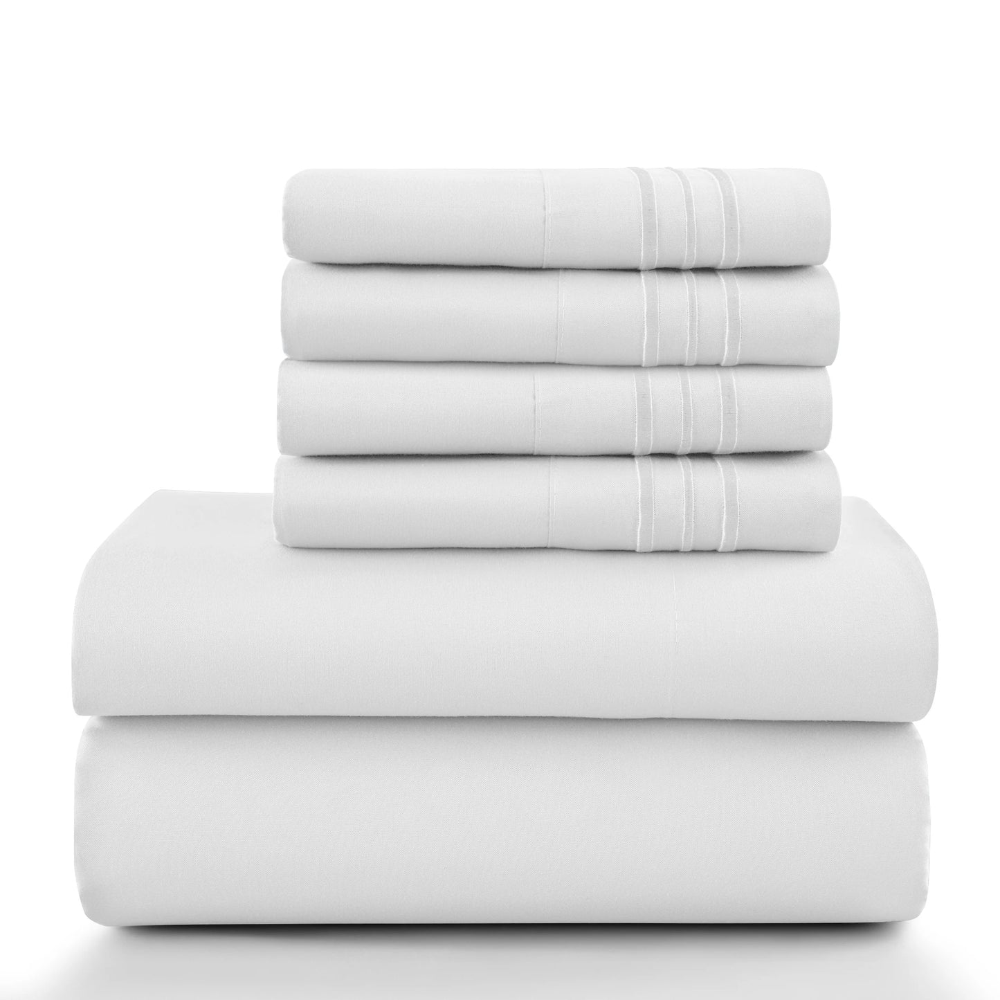 Solid Sheet Set – Brushed Microfiber with Deep Pockets