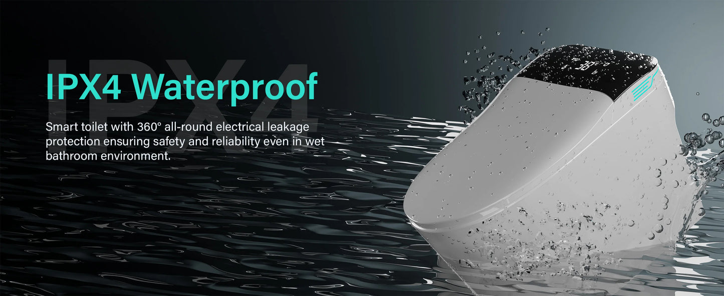 Smart Toilet with Bidet Built In with Voice Control
