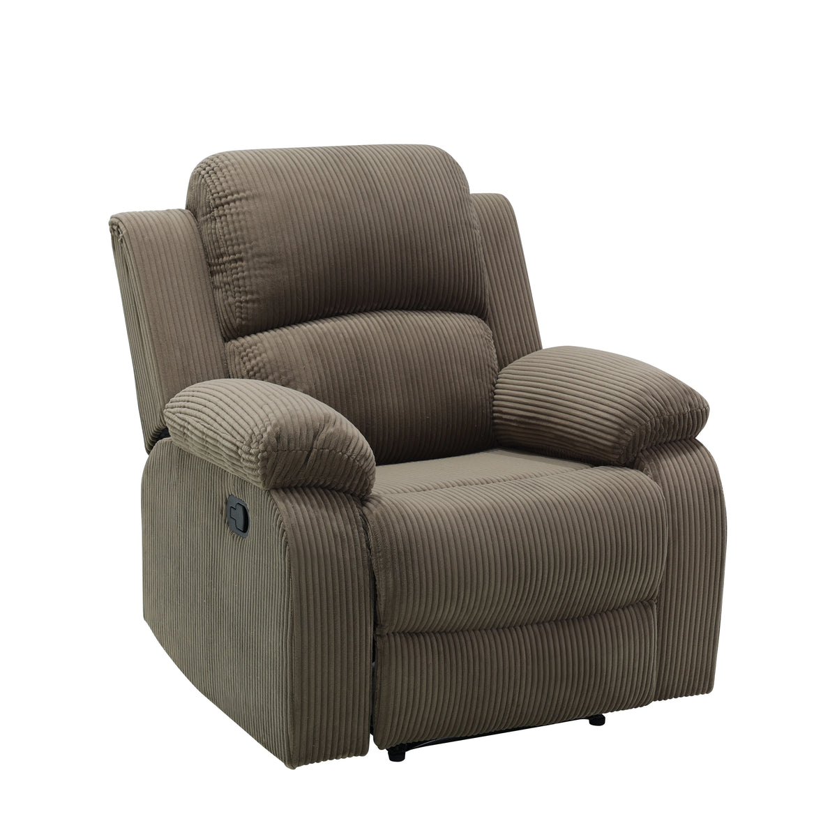 Multi-Functional Smart Sofa - Soft Dark Grey Corduroy Recliner