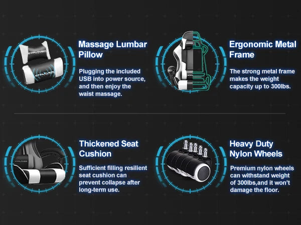 Lumbar Support with Footrest