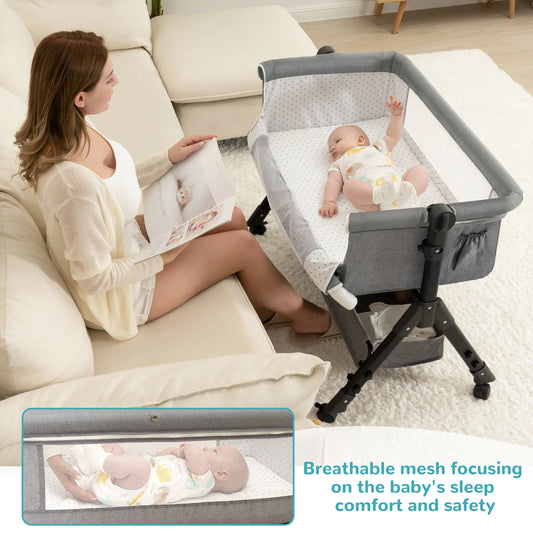 3 in 1 Baby Bassinet Bedside Sleeper