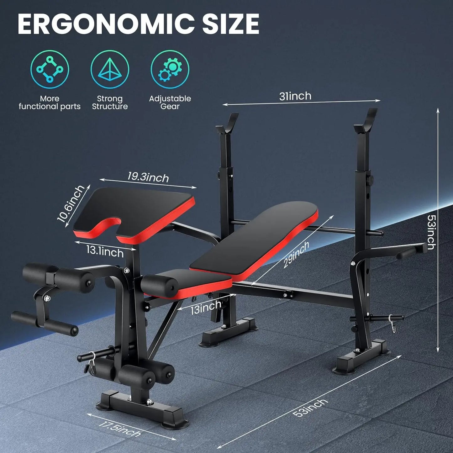 Incline Strength Training Workout with Bench Set