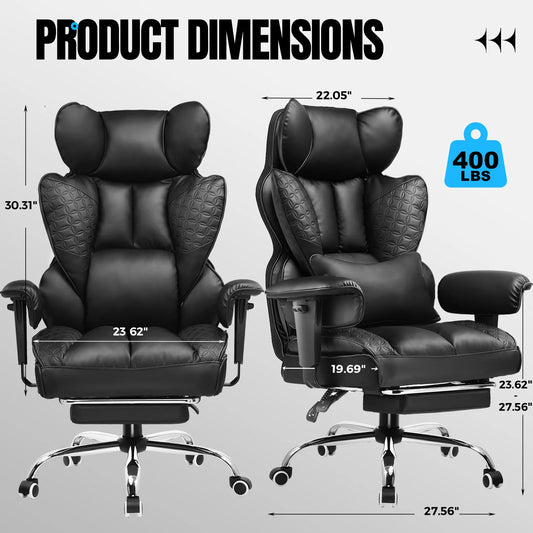 Office Chair Ergonomic Leather