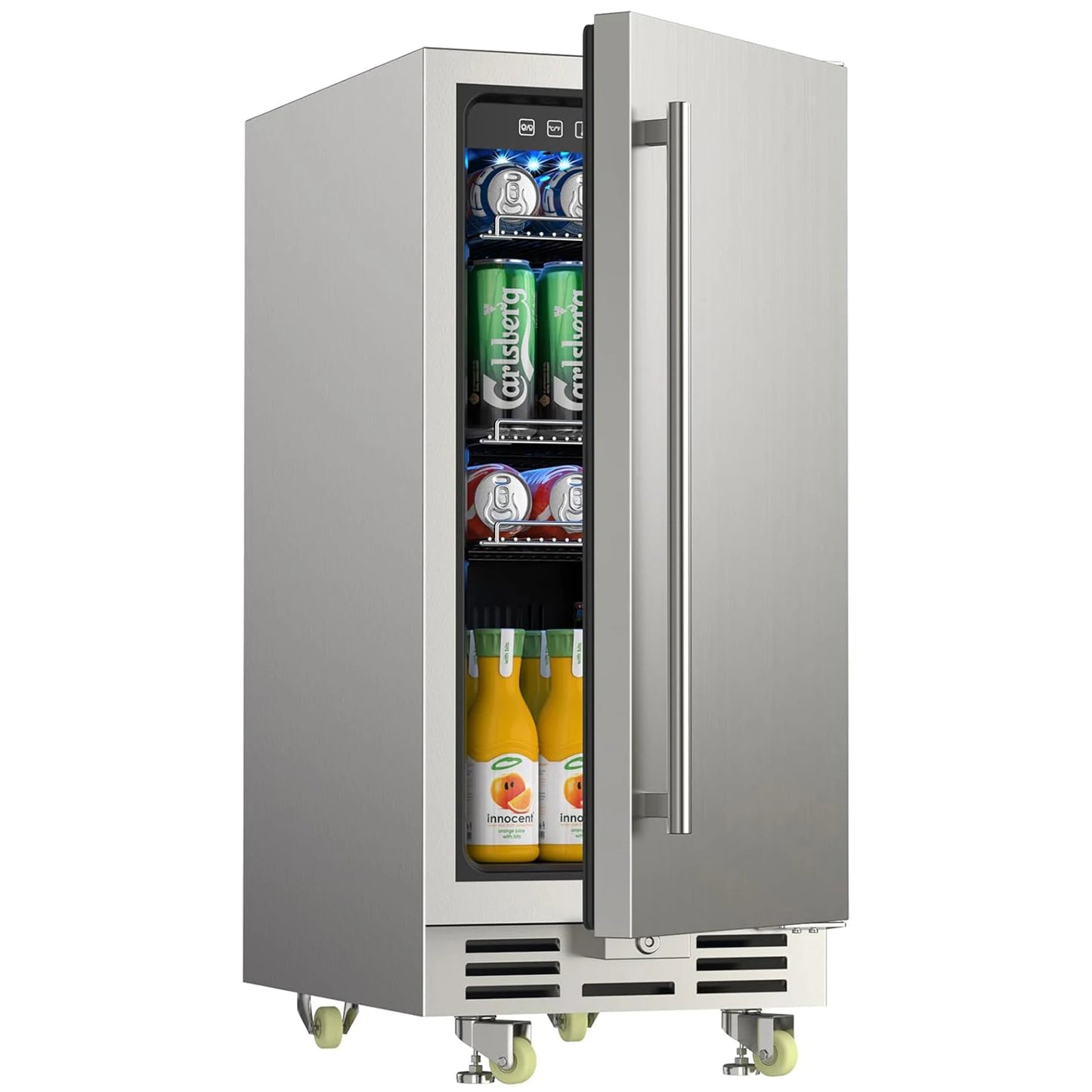 Beverage Refrigerator with Built-in Beverage Cooler