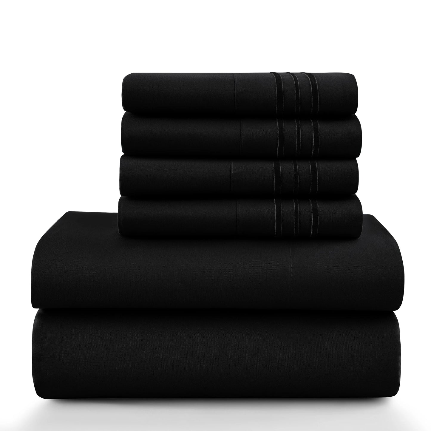 Solid Sheet Set – Brushed Microfiber with Deep Pockets
