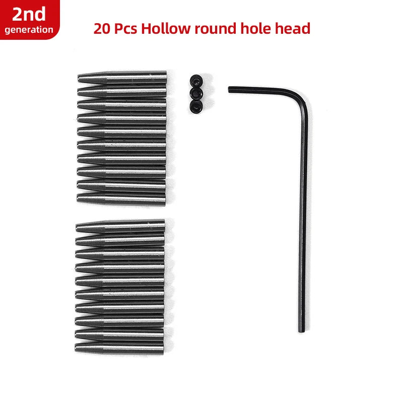 Iron Removable Round Hole Punch Leather Craft Chisel DIY Leather Tools