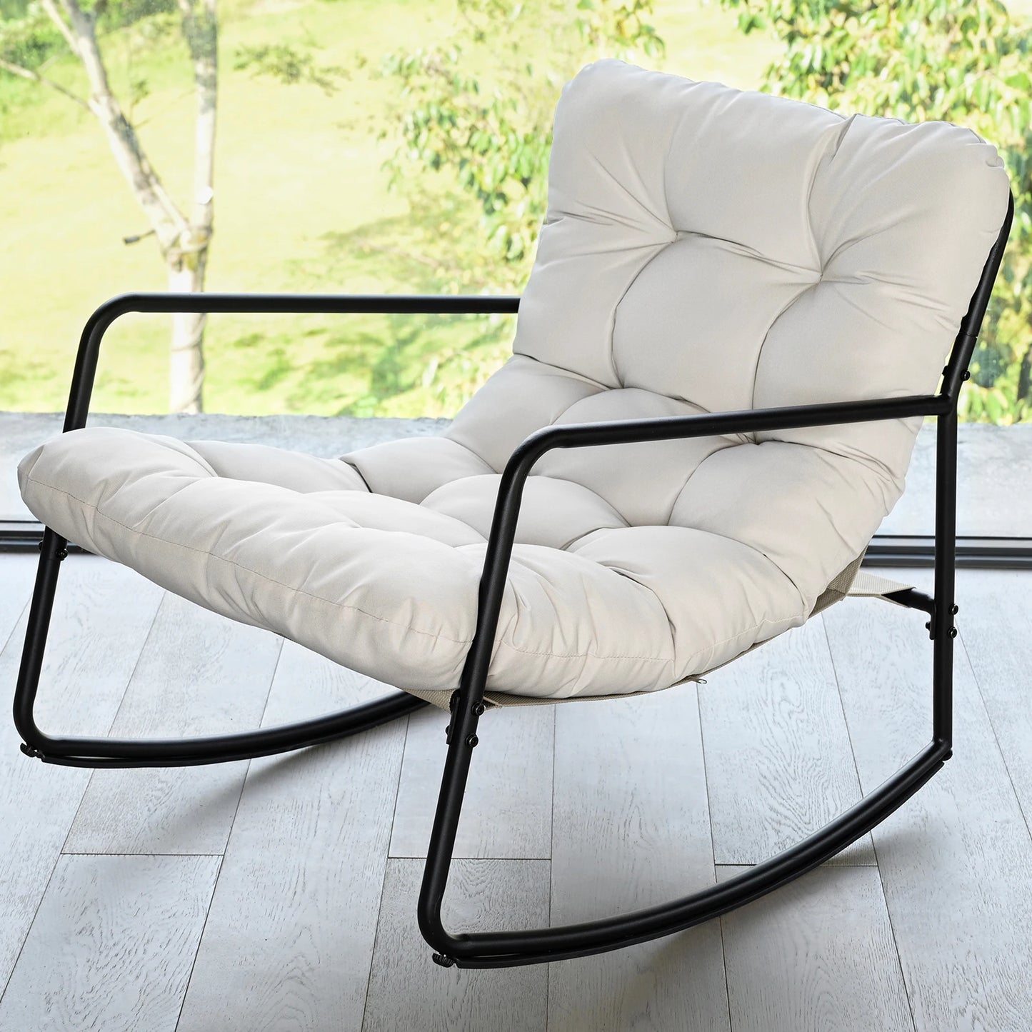 Metal Patio Rocking Chair