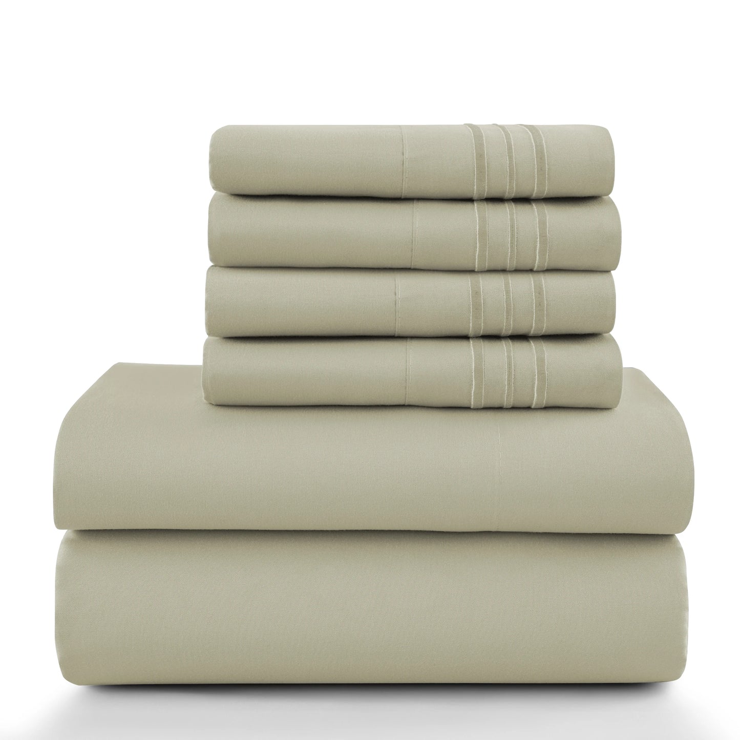 Solid Sheet Set – Brushed Microfiber with Deep Pockets