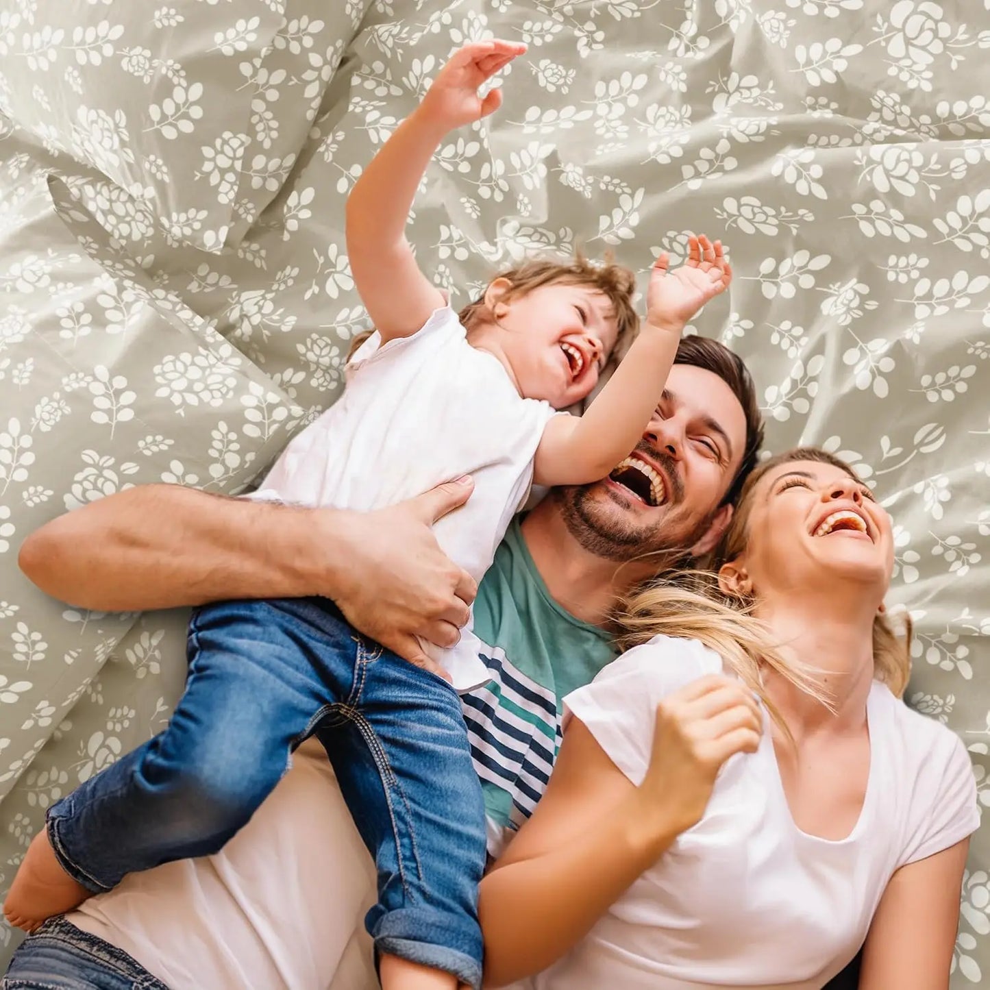 Floral Sheet Set – Soft Microfiber and Wrinkle-Free