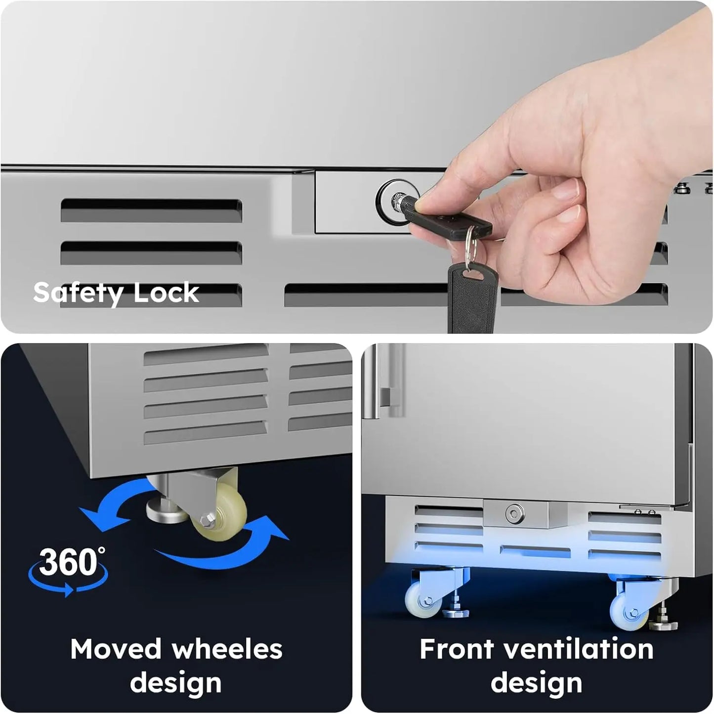 Beverage Refrigerator with Built-in Beverage Cooler