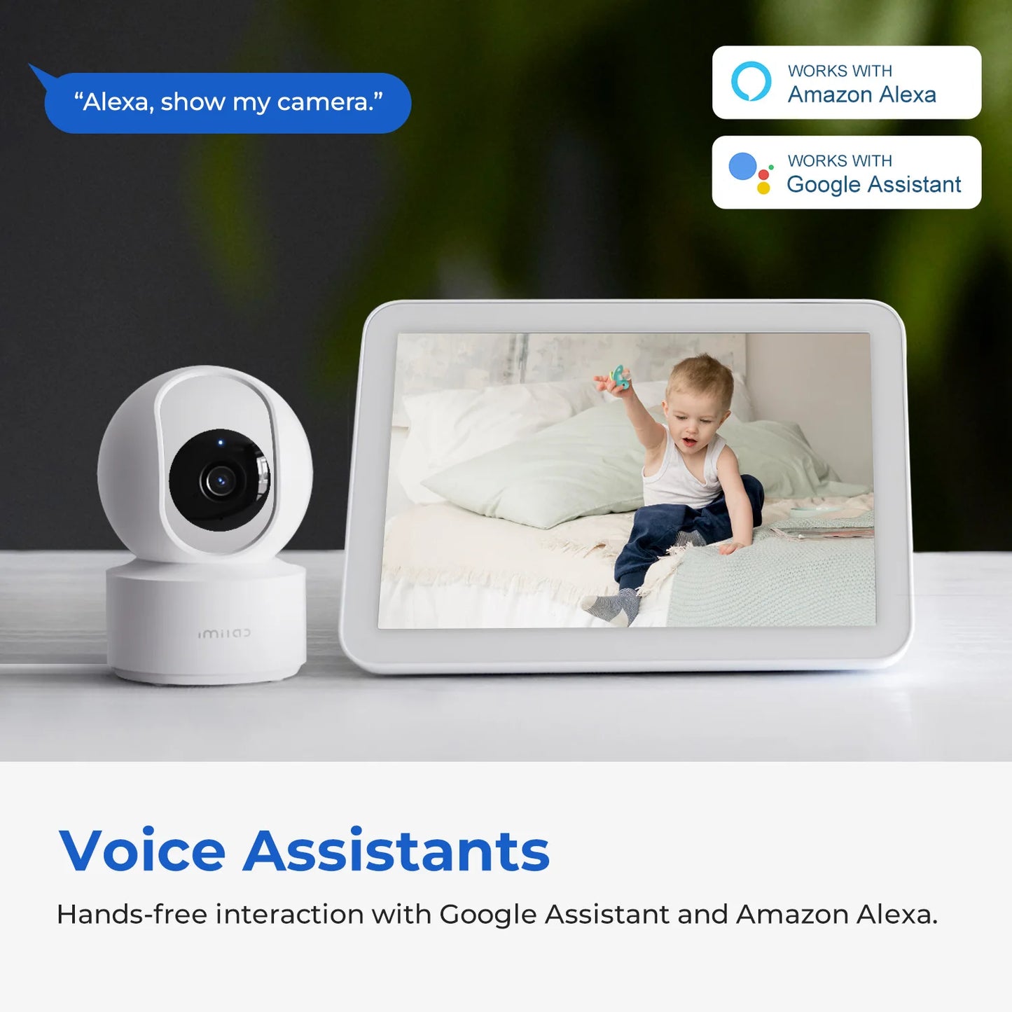 Indoor Camera with AI Detection Night Vision