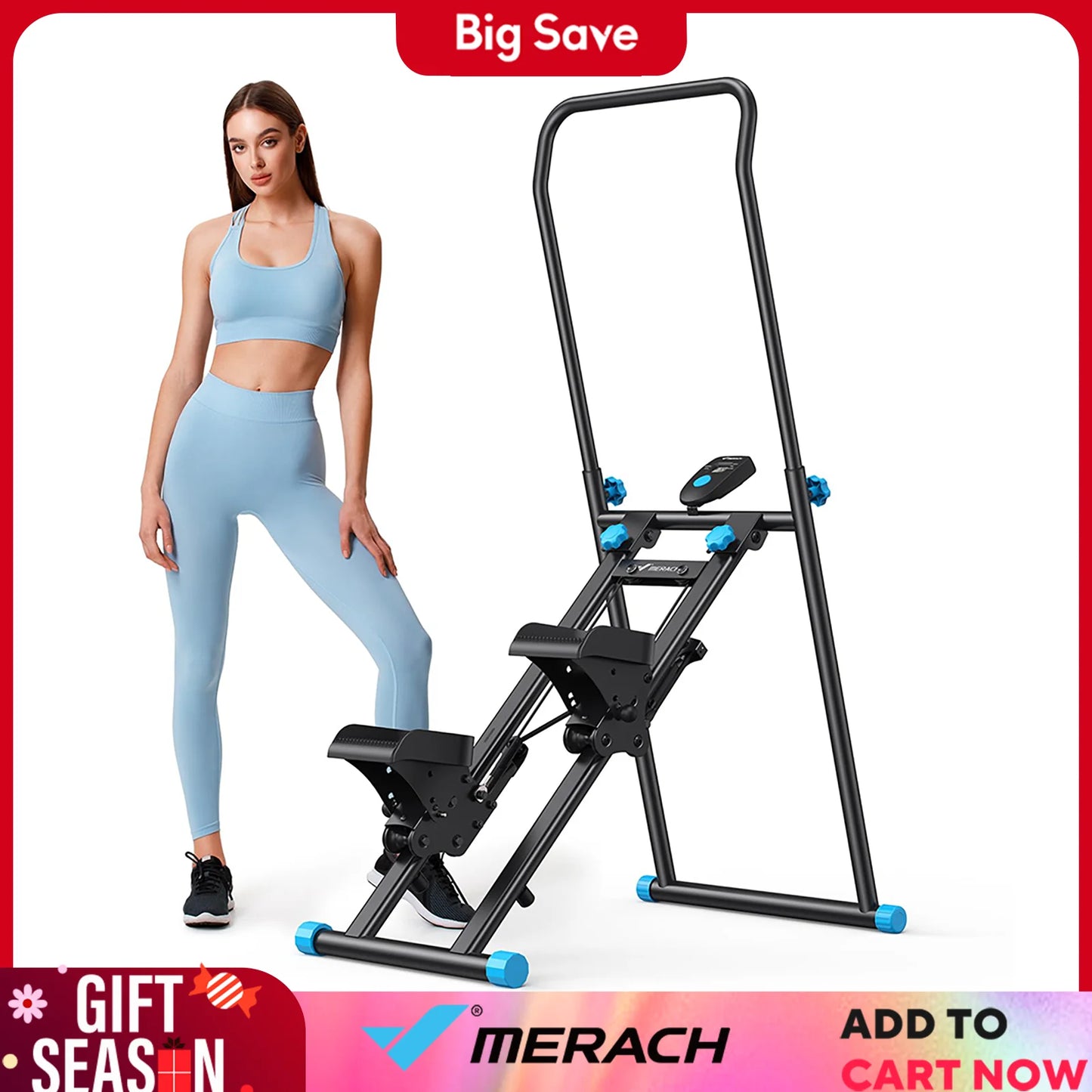 Full-Body Workout Home Gym Stair Stepper Exercise