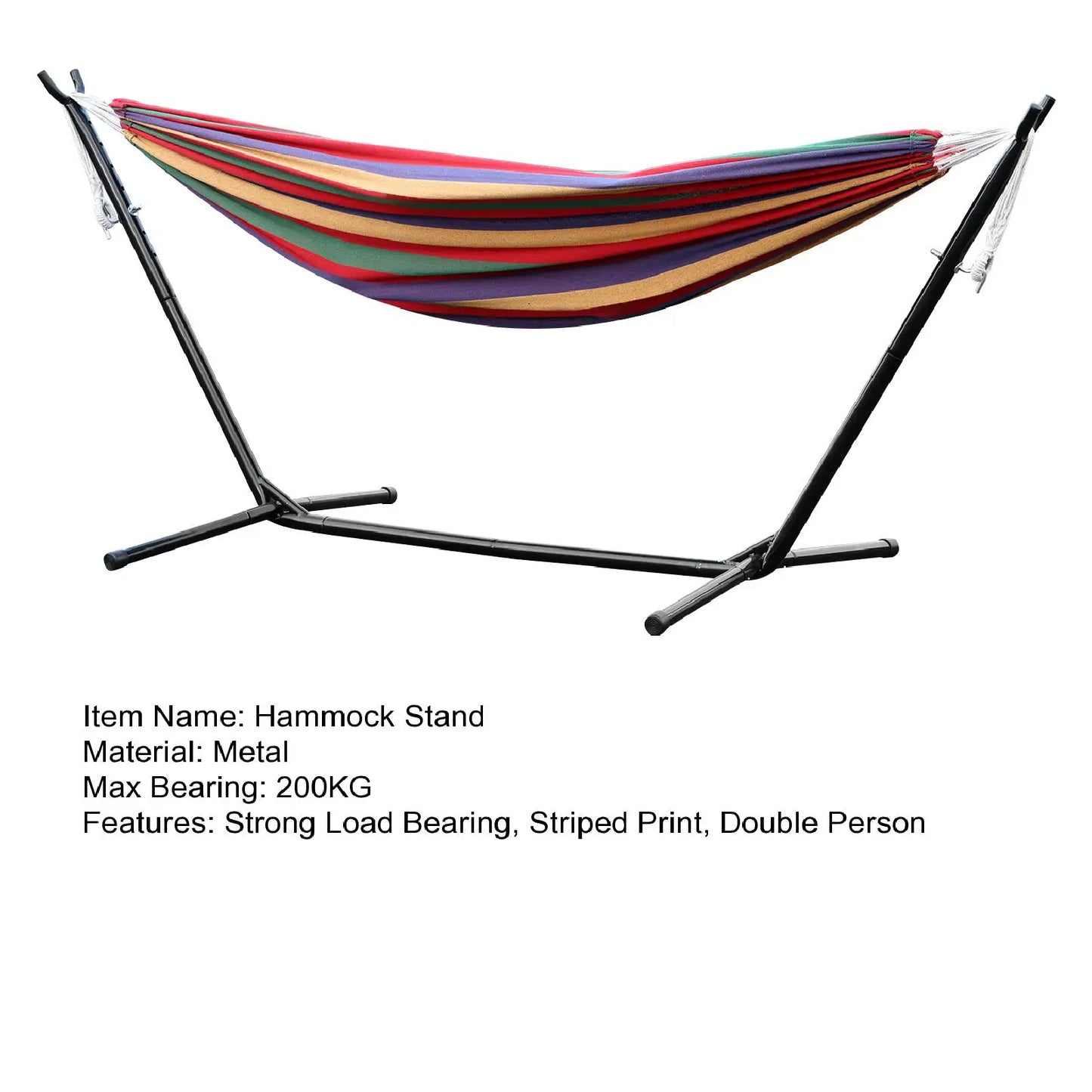 Hammock With Adjustable Stand with Storage Bag
