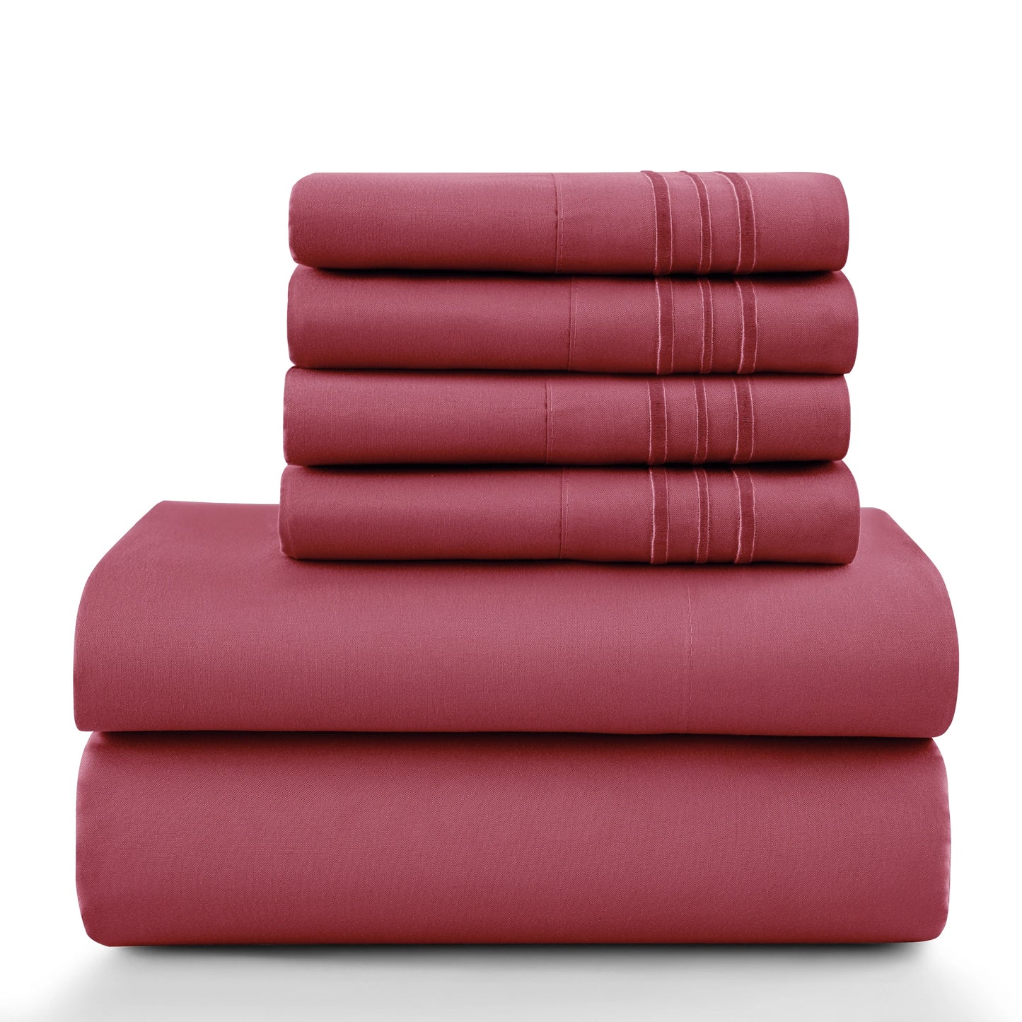 Solid Sheet Set – Brushed Microfiber with Deep Pockets