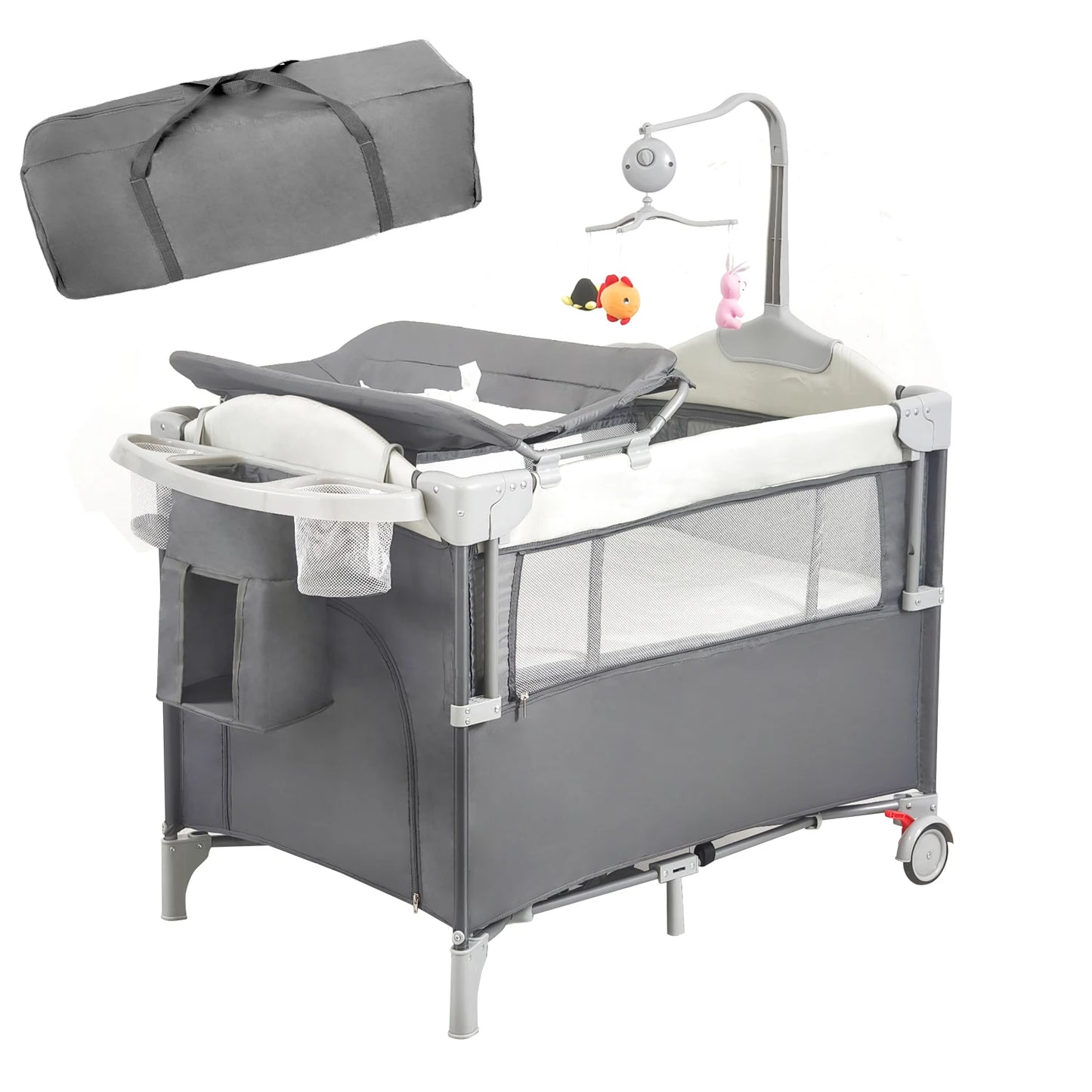 Foldable Playard Bassinet