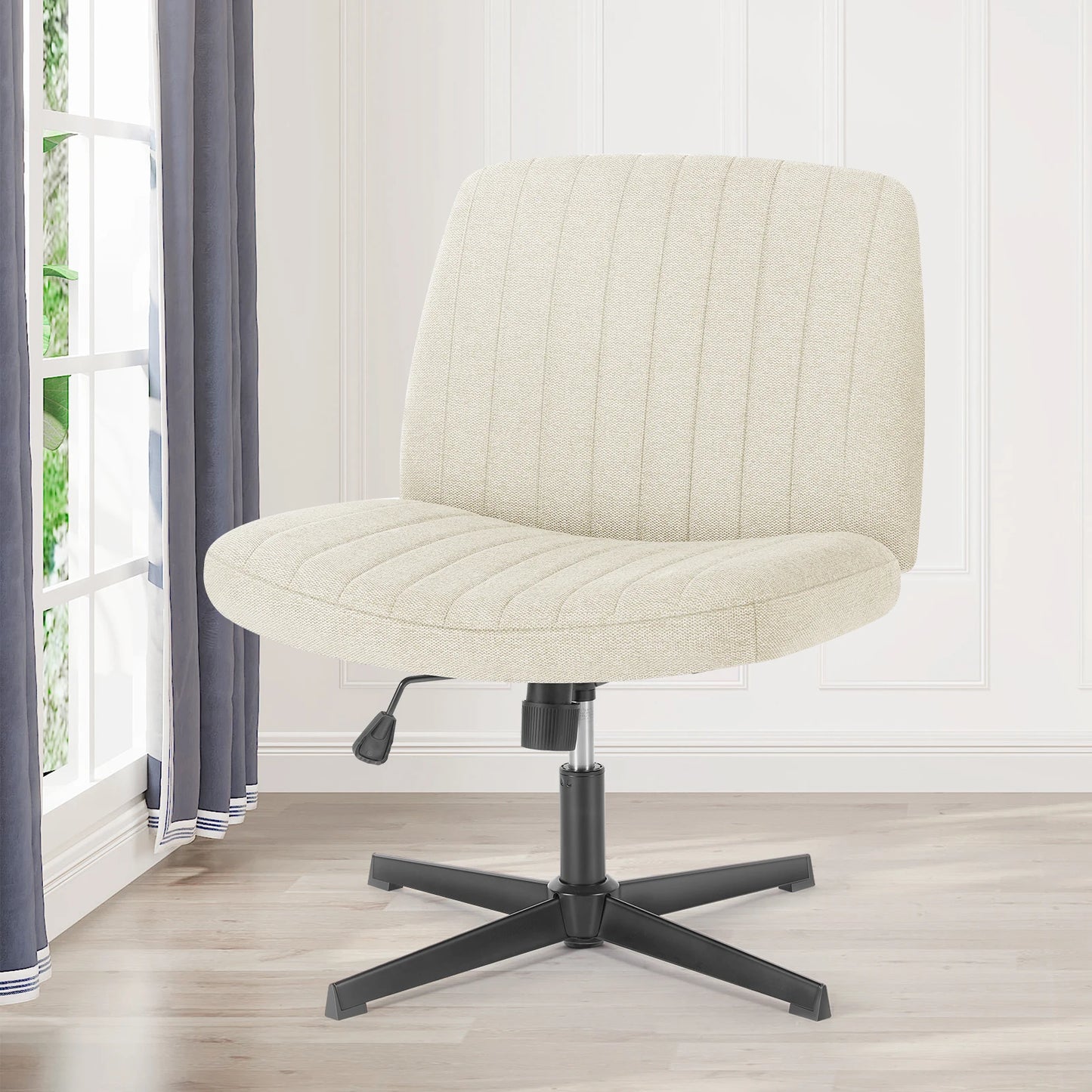 Cross Legged Rocking Chair Armless Wide