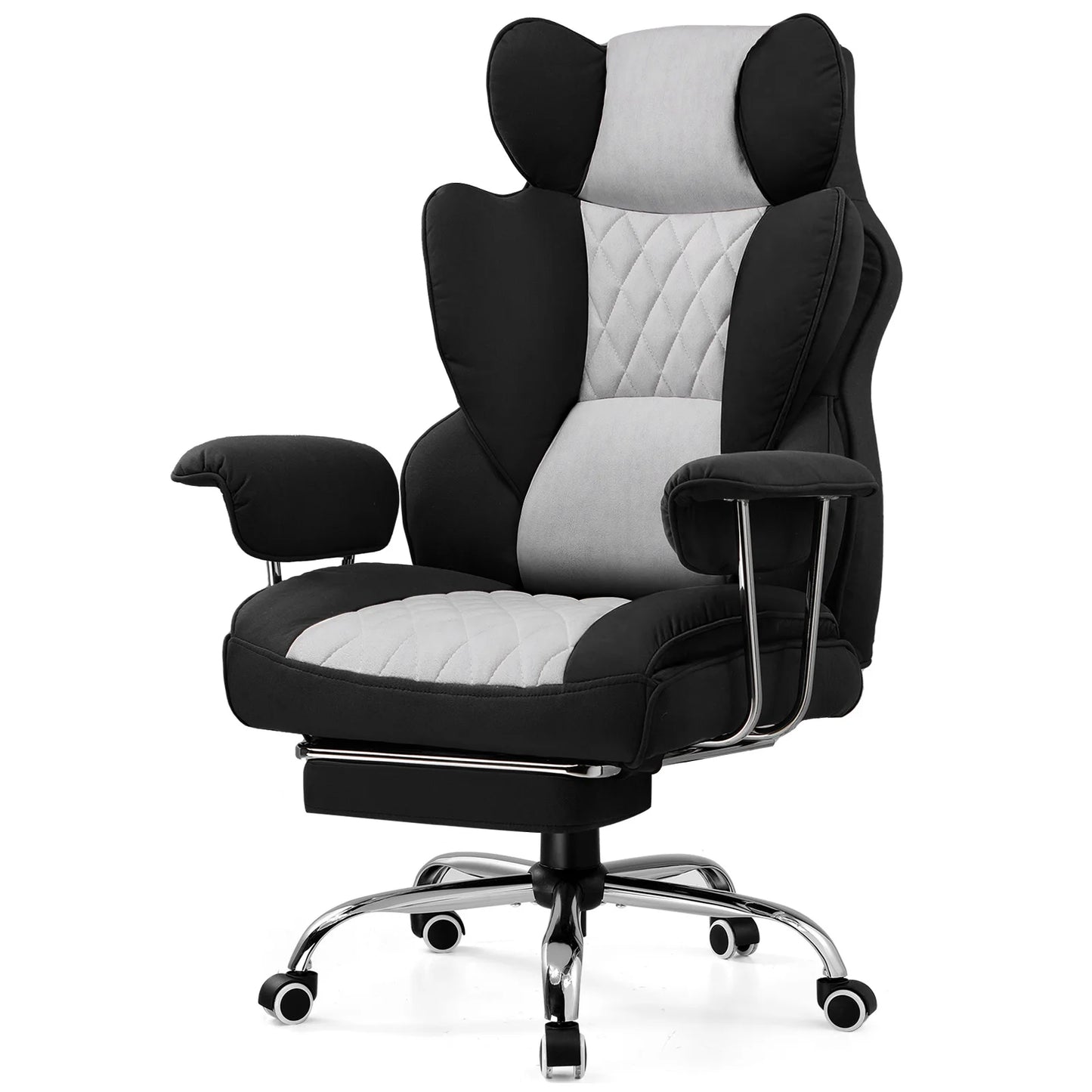 Big and Tall Chair with Pocket Spring Lumbar Support