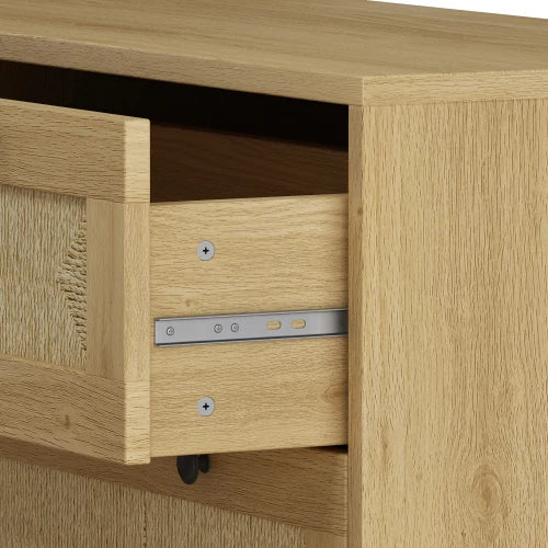 Rope Woven Drawer Storage Cabinet