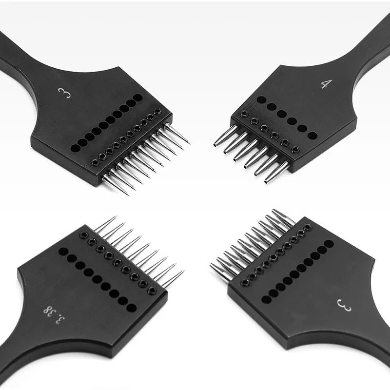 Iron Removable Round Hole Punch Leather Craft Chisel DIY Leather Tools