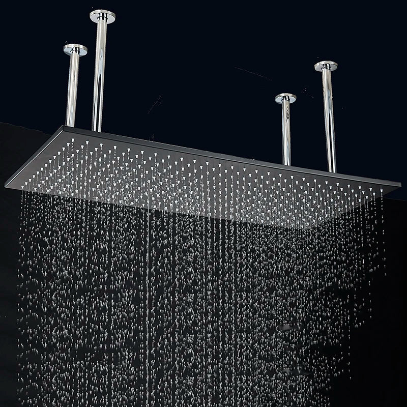 Large Rainfall Shower Head with and without LED Light