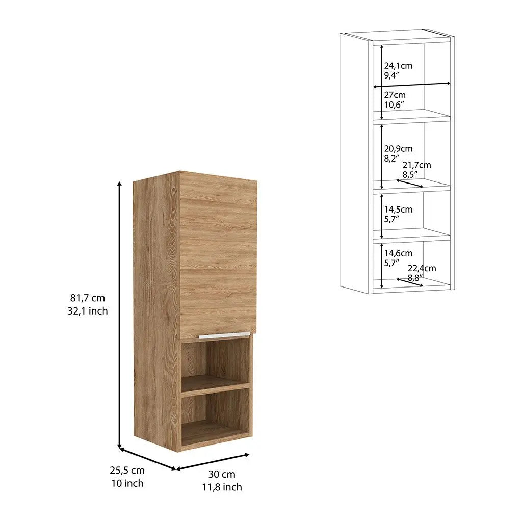 Medicine Cabinet Hazel-ton Two Interior Pine Finish Shelves