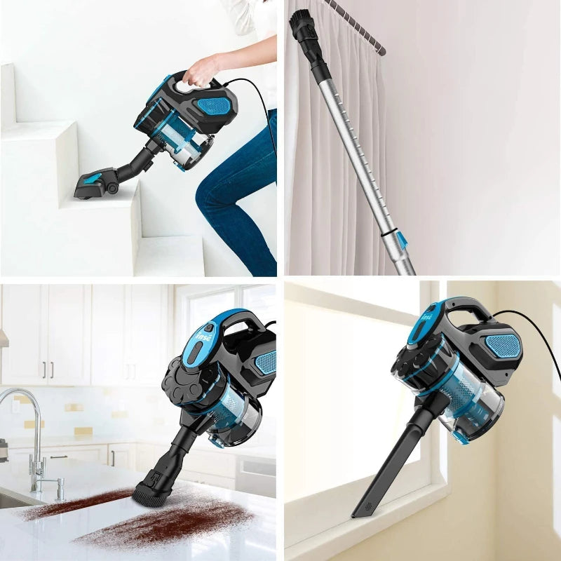 Corded Powerful Suction Motor Stick Handheld Vacuum Cleaner