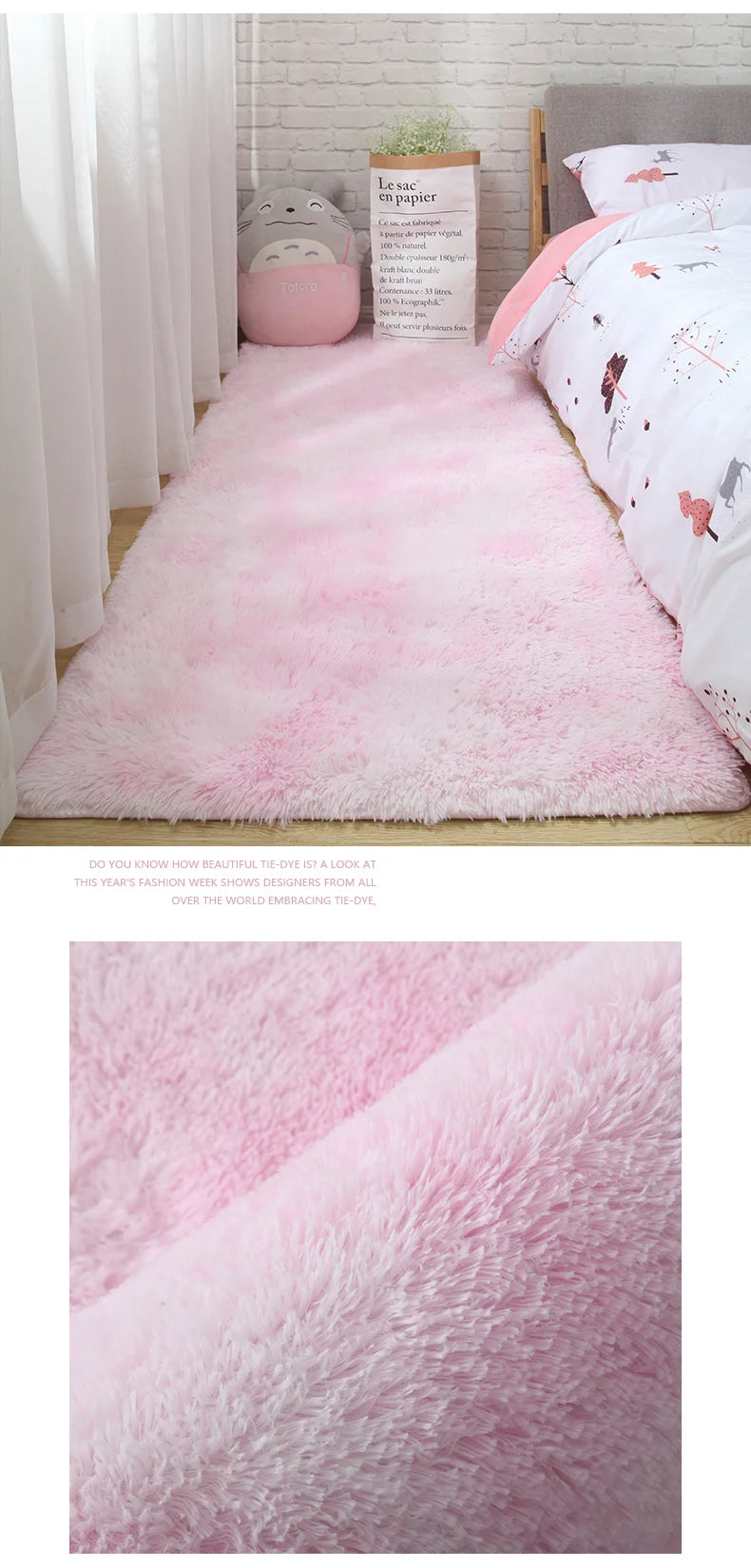 Bedroom Carpet Soft Mat Fluffy Rugs