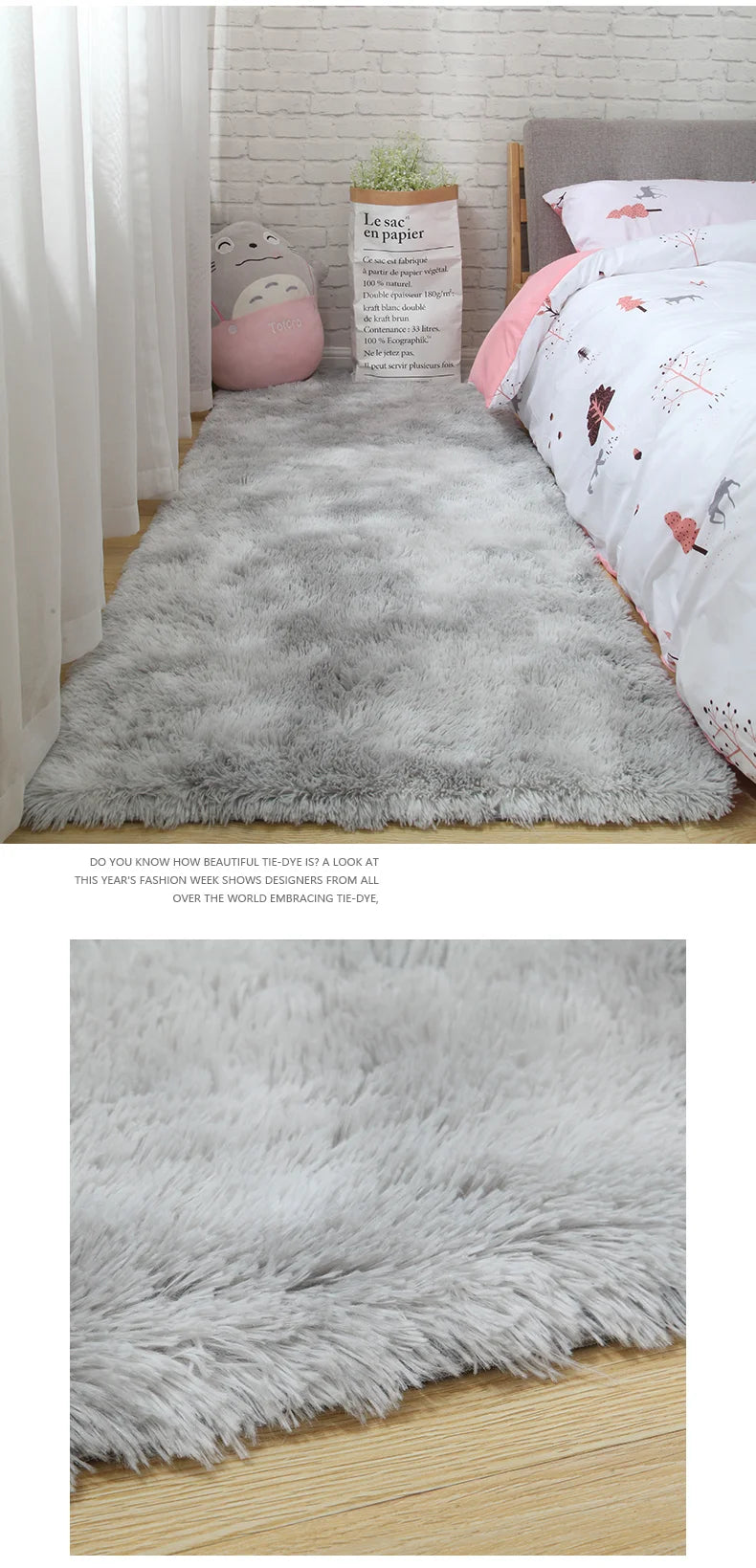 Bedroom Carpet Soft Mat Fluffy Rugs