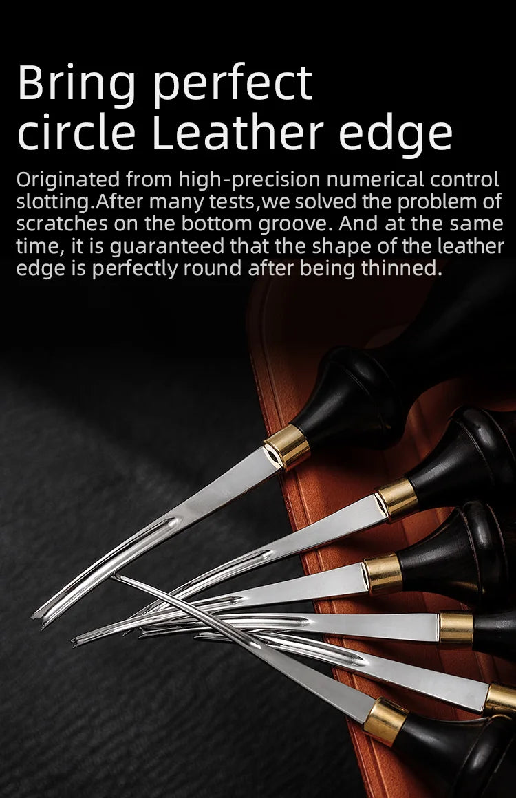 Leather Edge Ebony Handle Cutter Edger