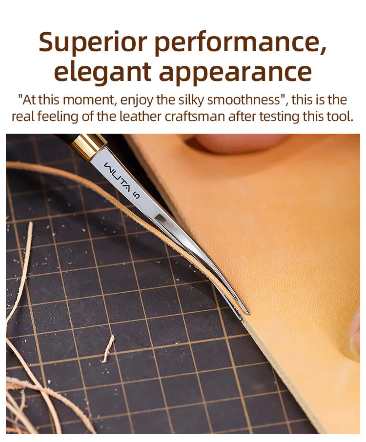 Leather Edge Ebony Handle Cutter Edger
