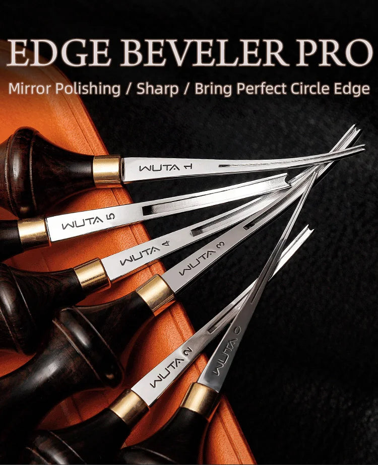 Leather Edge Ebony Handle Cutter Edger