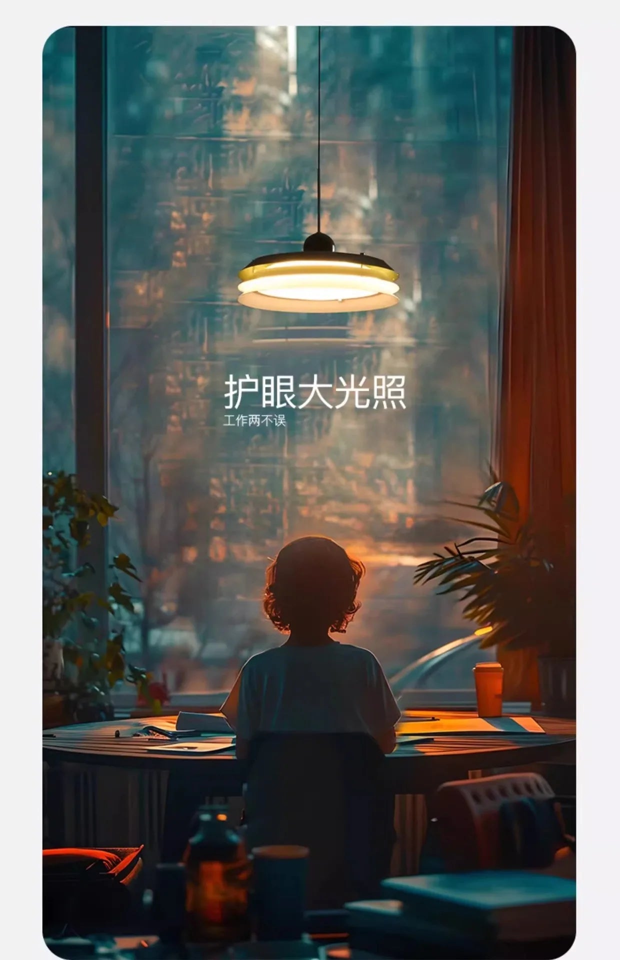 Nordic Design Cream Dining Hanging Lamp