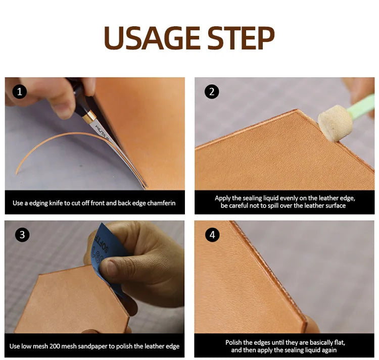 Leather Edge Ebony Handle Cutter Edger