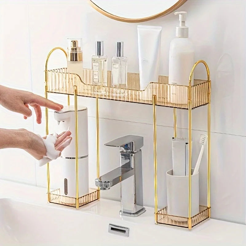 Bathroom Organizer Countertop Shelf