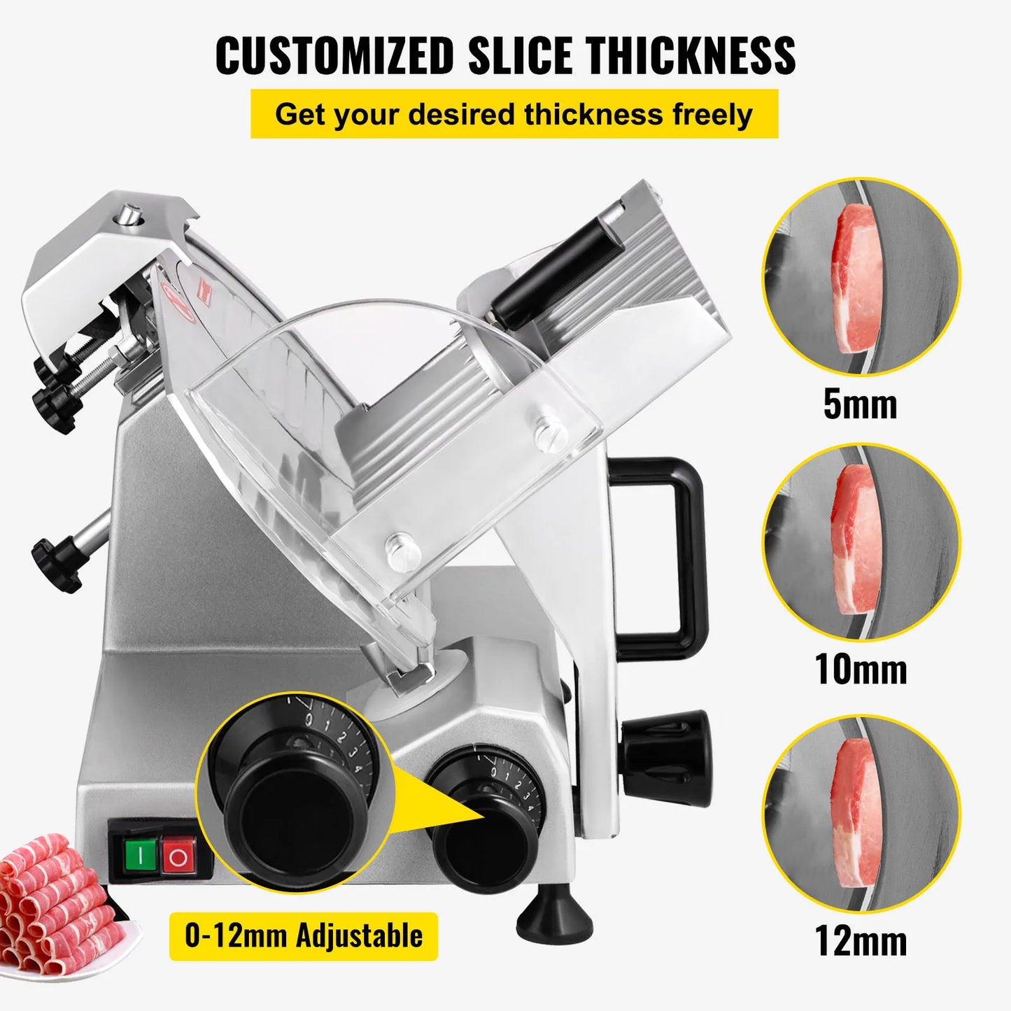 Electric Deli Food Meat Slicer