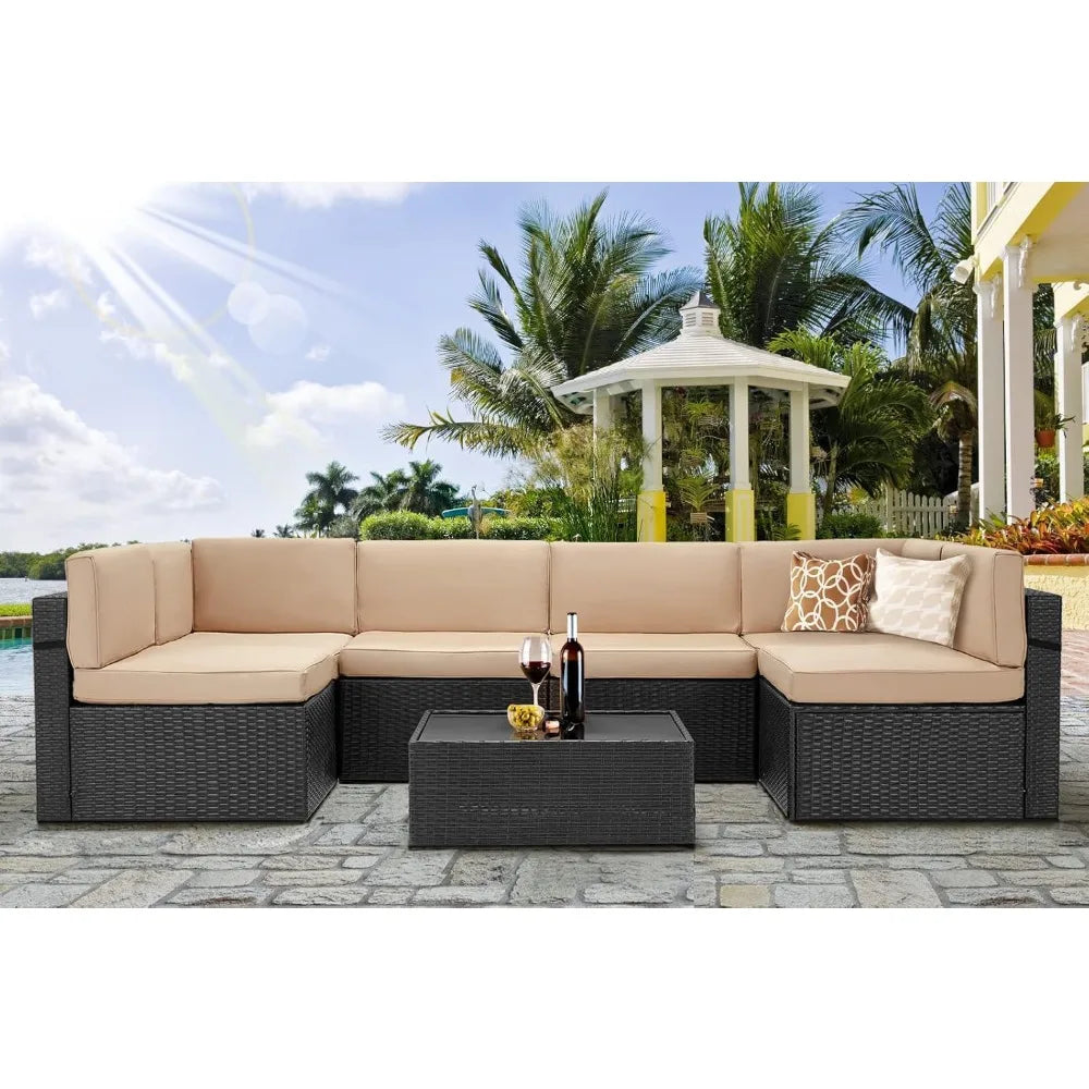 Outdoor Sectional Furniture Chair Set with Cushion