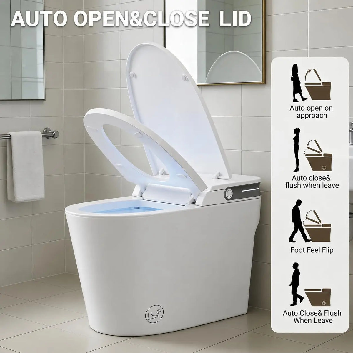 Smart Toilet With Built In Bidet