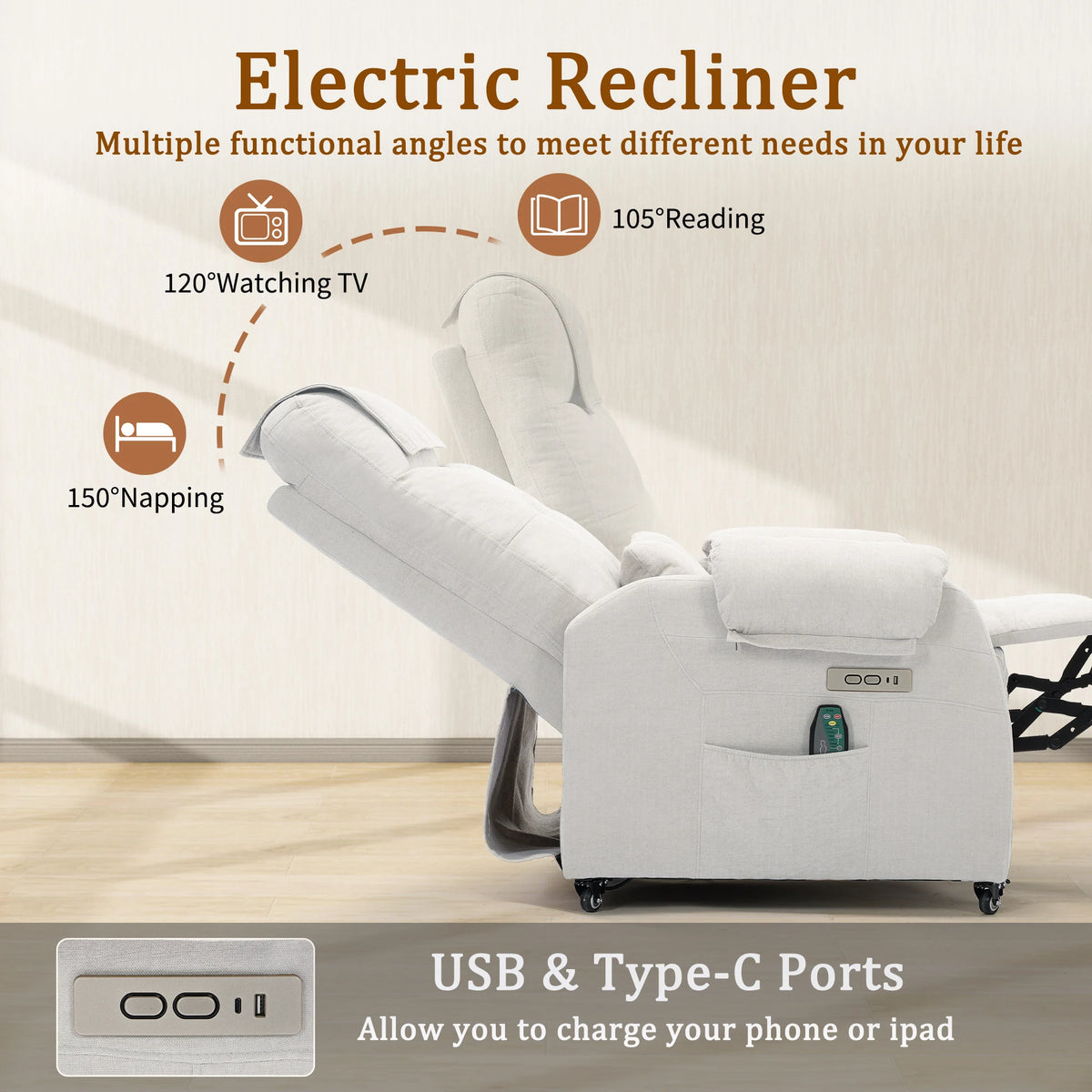 Power Small Recliner Chair