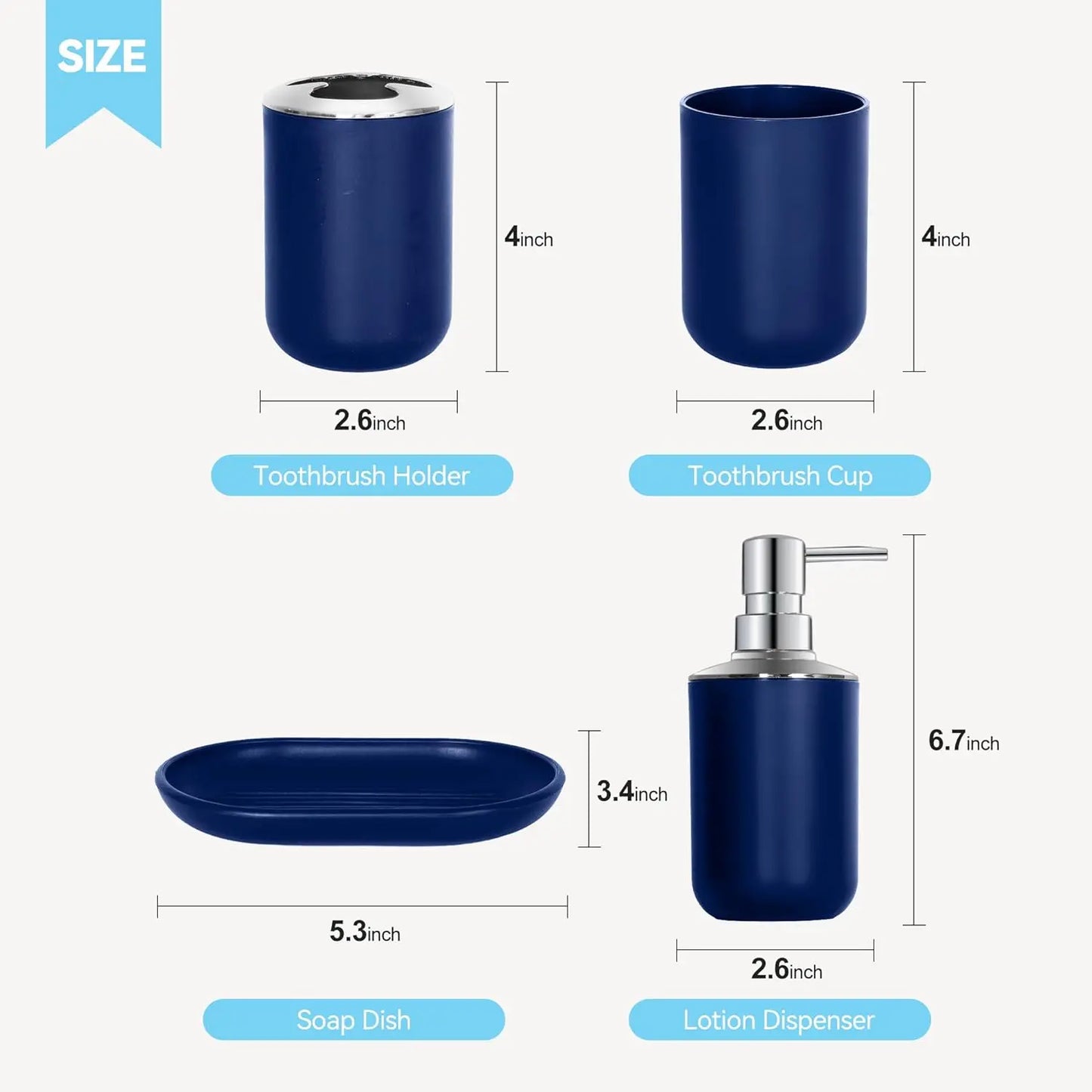 Bathroom Accessories Set